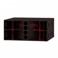 Stasys Xair 2x18" High-Powered Subwoofer 3200W Black/Red