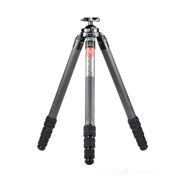 T4040CS-D Hunting Tripod for Shooting Rifle Stand Carbon Fiber,40mm,4 Sections,load 88lbs(40kgs),with Arca-Swiss Picatinny Adapter Clamp